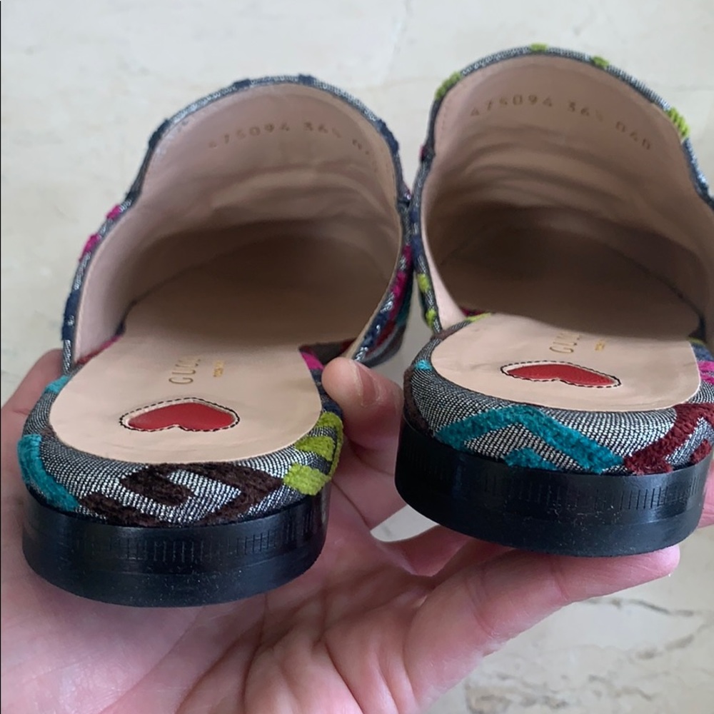 Gucci Lurex Princetown metallic GG Mules - Picture 9 of 15